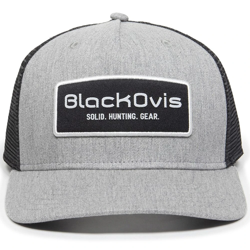 BlackOvis Rectangle Patch Trucker Hat 3 BlackOvis Rectangle Patch Trucker Hat