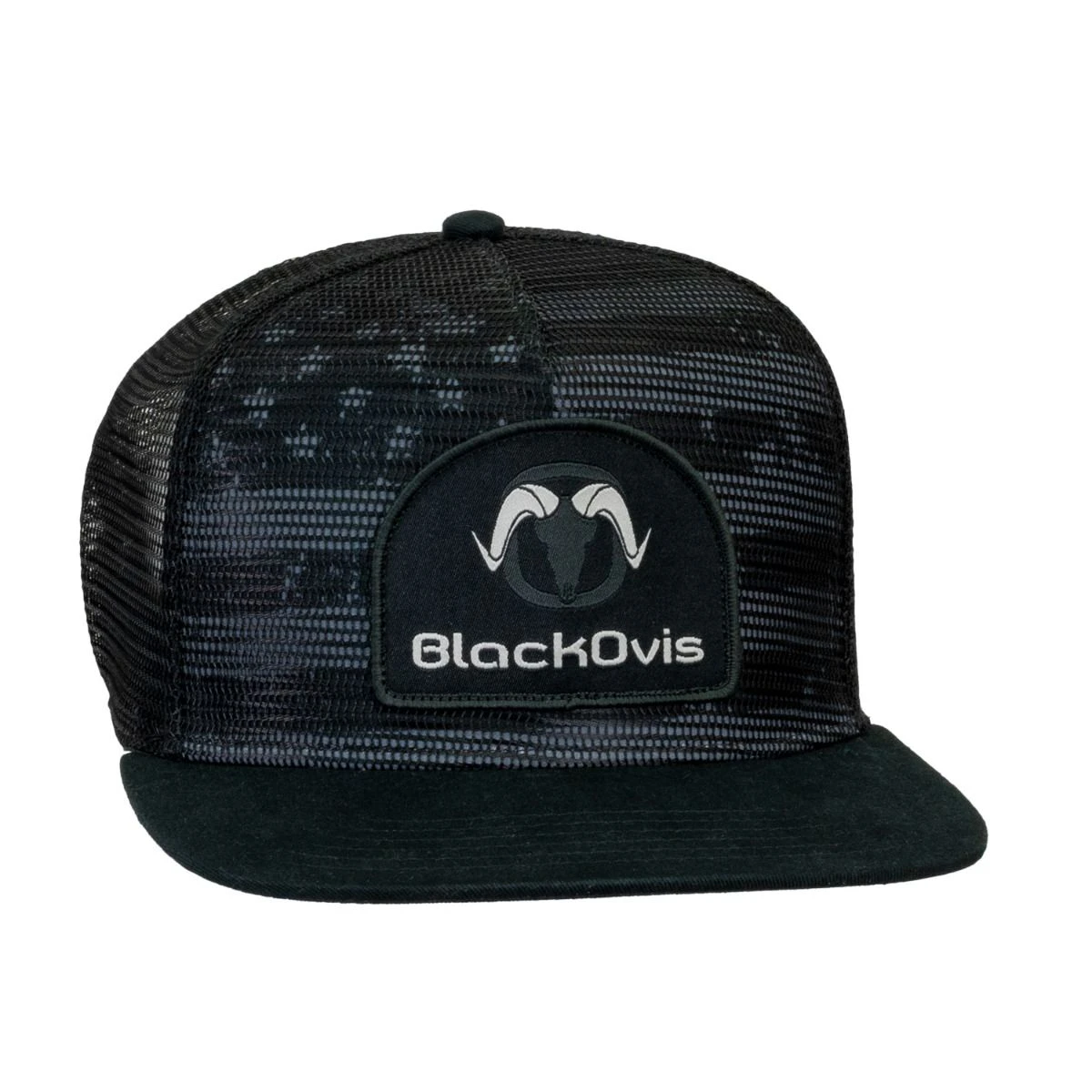 BlackOvis Patriot Full Mesh Flat Bill Truck Hat 3 BlackOvis Patriot Full Mesh Flat Bill Truck Hat