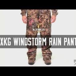 King's Camo XKG Wind Storm Rain Pants 10 King's Camo XKG Wind Storm Rain Pants -Superfeet Shop hqdefault 5 32