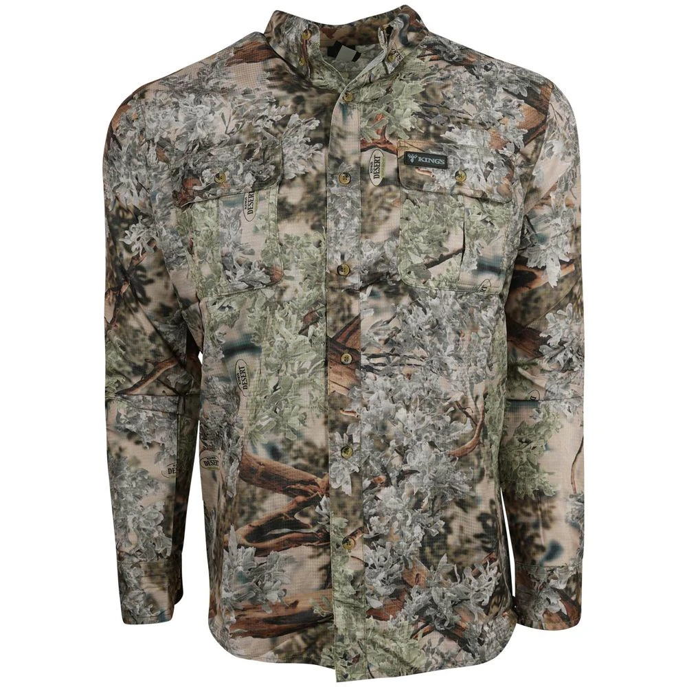 King's Camo Hunter Safari Long Sleeve Shirt 3 King's Camo Hunter Safari Long Sleeve Shirt