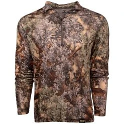 King's Camo XKG Foundation 150 Merino 1/4 Zip 11 King's Camo XKG Foundation 150 Merino 1/4 Zip -Superfeet Shop king s camo xkg foundation 150 merino 1 4 zip desert shadow front
