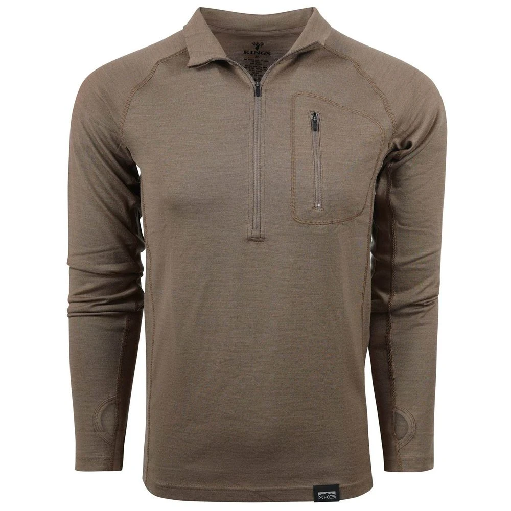 King's Camo XKG Foundation 260 Merino 1/4 Zip 8 King's Camo XKG Foundation 260 Merino 1/4 Zip - Image 6