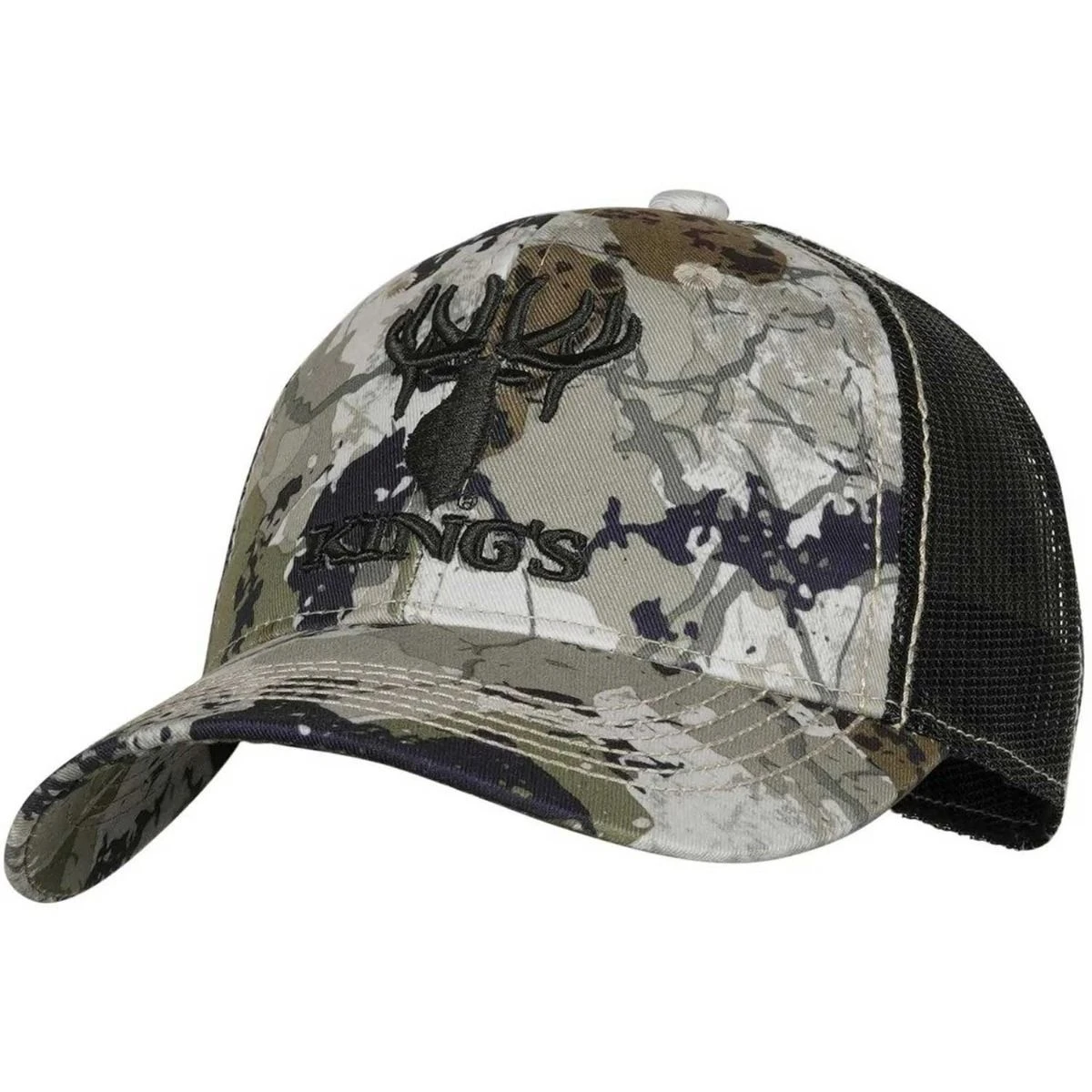 King's Camo Hunter Series Embroidered Mesh Hat 5 King's Camo Hunter Series Embroidered Mesh Hat - Image 3