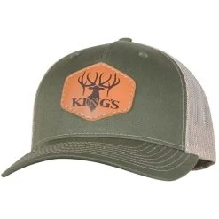 King's Camo Leather Patch Trucker Hat