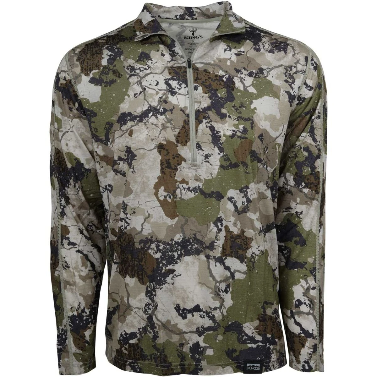 King's Camo XKG Foundation 150 Merino 1/4 Zip 3 King's Camo XKG Foundation 150 Merino 1/4 Zip