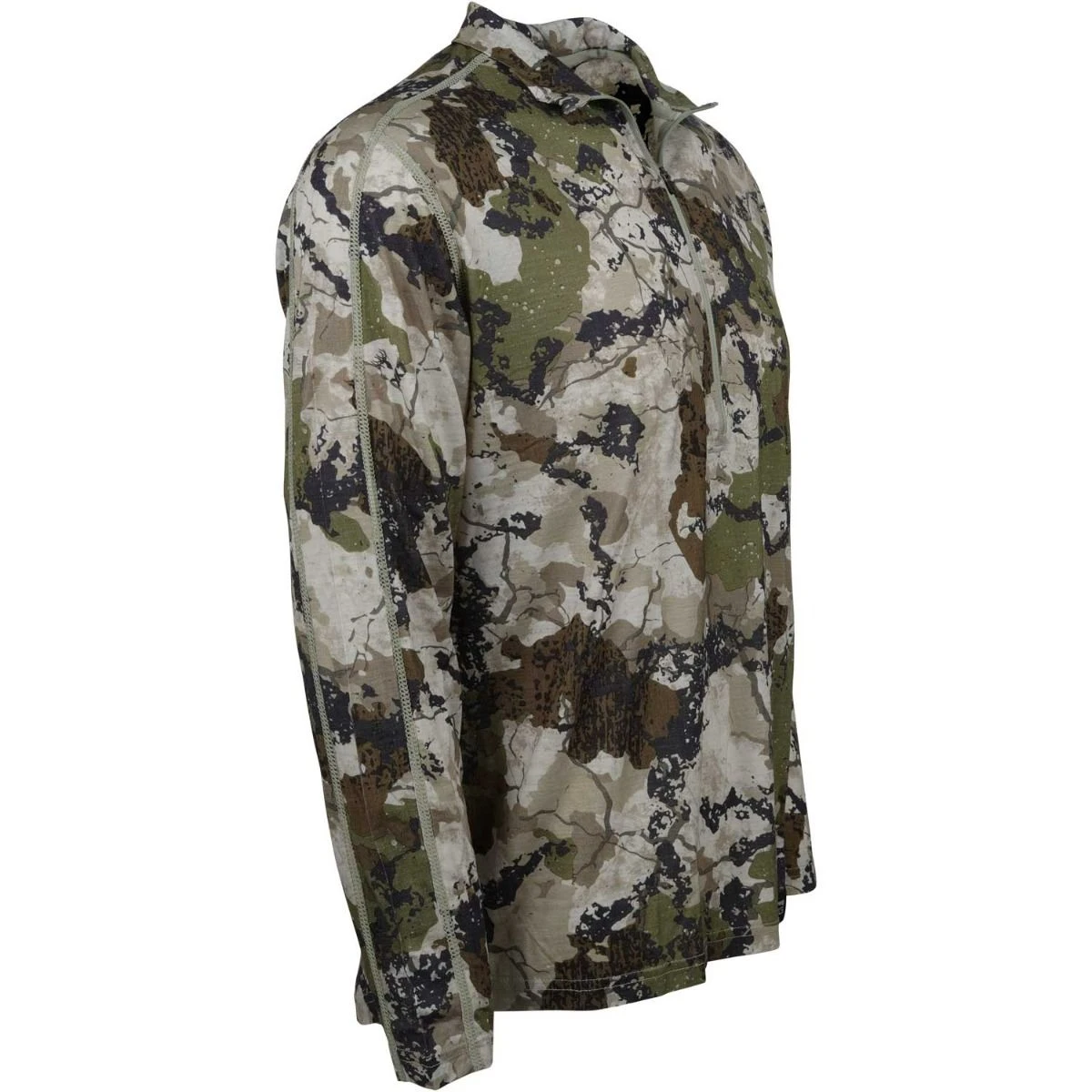 King's Camo XKG Foundation 150 Merino 1/4 Zip 4 King's Camo XKG Foundation 150 Merino 1/4 Zip - Image 2