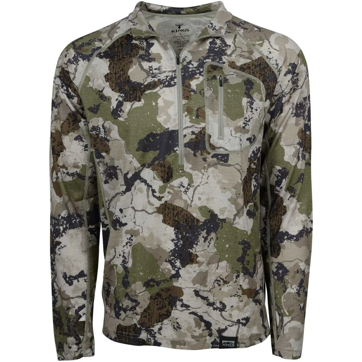 King's Camo XKG Foundation 260 Merino 1/4 Zip 3 King's Camo XKG Foundation 260 Merino 1/4 Zip