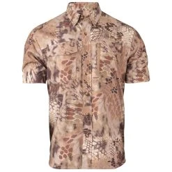 Kryptek Adventure III Short Sleeve Shirt 12 Kryptek Adventure III Short Sleeve Shirt -Superfeet Shop kryptek adventure iii short sleeved shirt highlander front