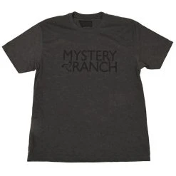 Mystery Ranch Logo Short Sleeve Shirt -Superfeet Shop mystery ranch logo short sleeve shirt charcoal 4