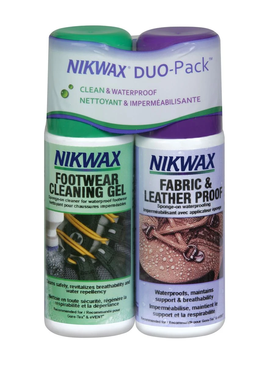 NIKWAX Fabric & Leather DuoPack 3 NIKWAX Fabric & Leather DuoPack