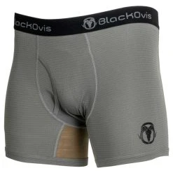 BlackOvis Realm Tech Boxer Briefs 7 BlackOvis Realm Tech Boxer Briefs -Superfeet Shop realm tech boxer cementgray 3