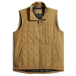 Sitka Grindstone Vest [Discontinued] -Superfeet Shop sitka grindstone vest camel 1 4
