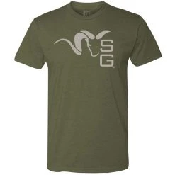 Stone Glacier Ram Short Sleeve T-Shirt 8 Stone Glacier Ram Short Sleeve T-Shirt -Superfeet Shop stone glacier ram short sleeve t shirt front green