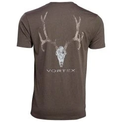 Vortex Head-On Muley Short Sleeve T-Shirt -Superfeet Shop vortex head on muley short sleeve t shirt brown back