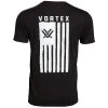 Vortex Salute Short Sleeve T- Shirt -Superfeet Shop vortex salute short sleeve t shirt black back
